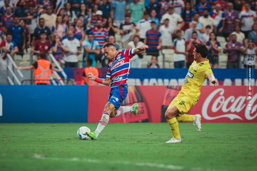 Breno Lopes, atacante do Fortaleza / Libertadores