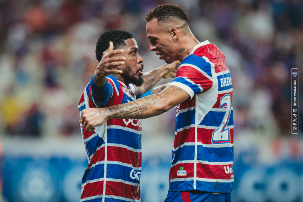 Marinho e Breno Lopes, atacantes do Fortaleza / Libertadores