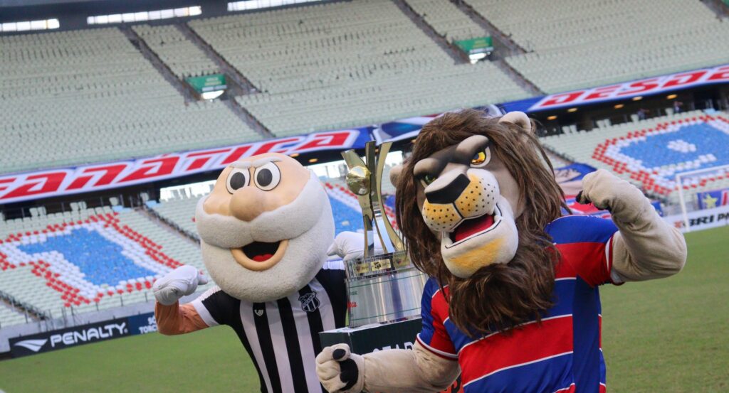 Mascotes Ceará e Fortaleza