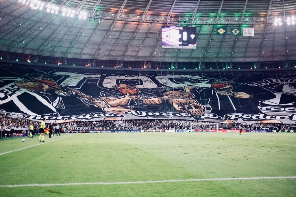 Bandeirão torcida do Ceará