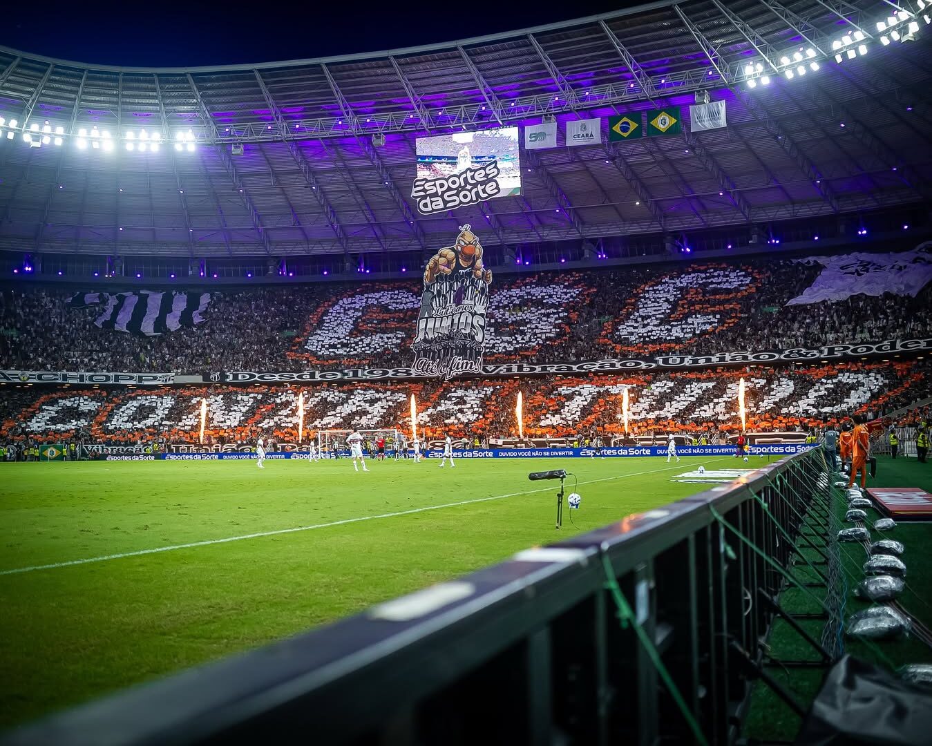 Ceará confirma 30 mil torcedores contra o Palmeiras após poucas horas do início de venda de ingressos