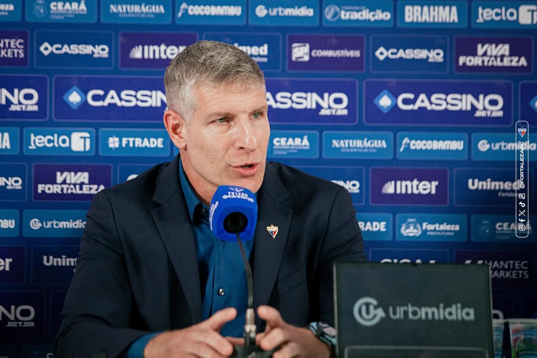 Martin Palermo, treinador do Fortaleza