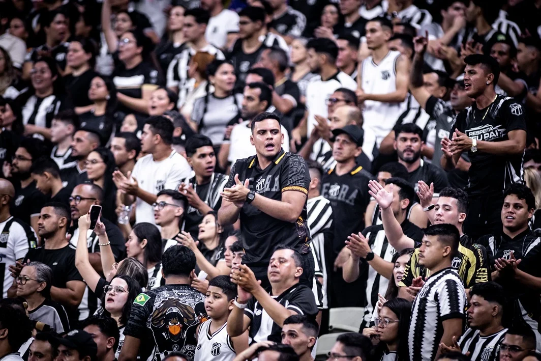 Ceará libera novo setor para torcida em jogo contra o Palmeiras; Detalhes