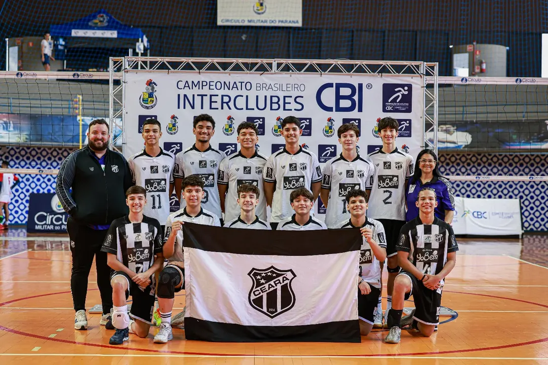 Ceará abre seletivas para o time masculino de vôlei para atletas nascido entre 2011 e 2012